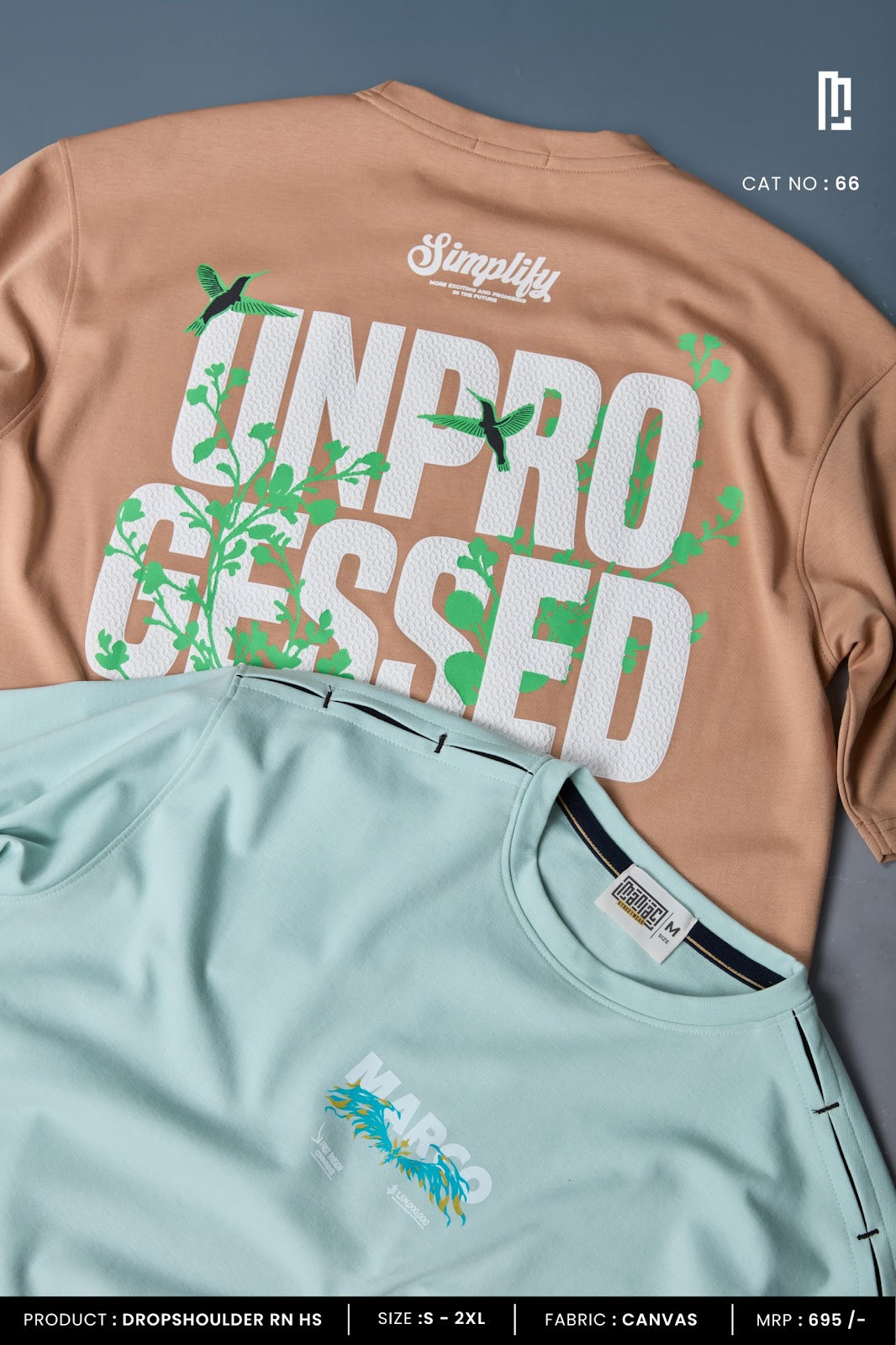 Cat 66 Maniac Canvas Mens Tshirts Exporter Ahmedabad