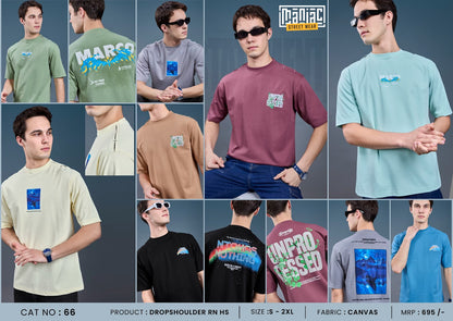 Cat 66 Maniac Canvas Mens Tshirts Exporter Ahmedabad