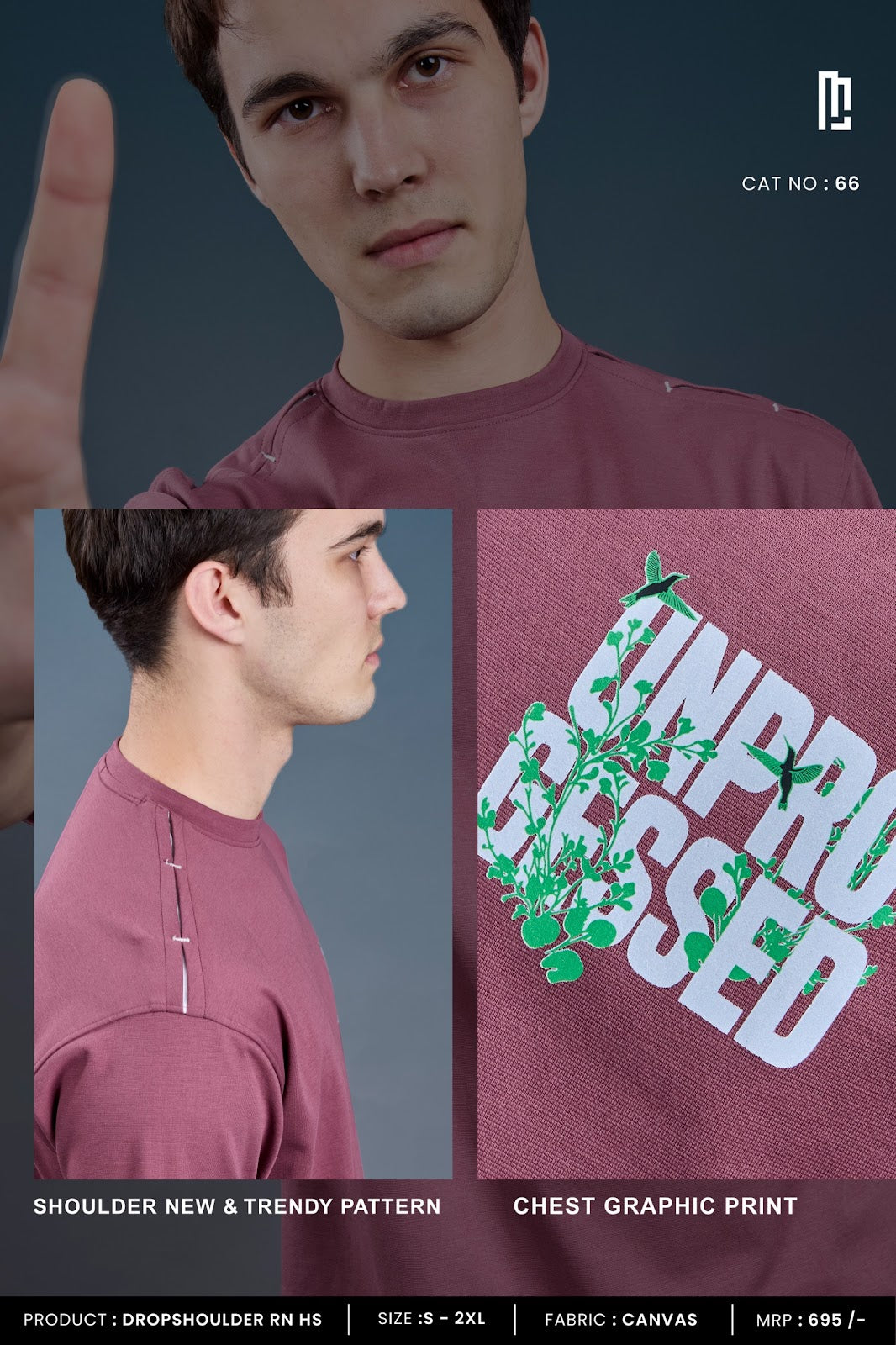 Cat 66 Maniac Canvas Mens Tshirts Exporter Ahmedabad