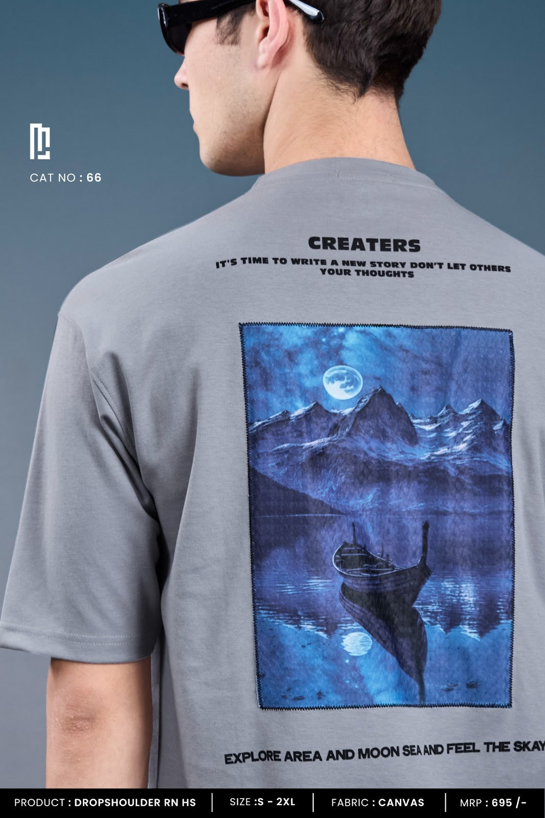 Cat 66 Maniac Canvas Mens Tshirts Exporter Ahmedabad