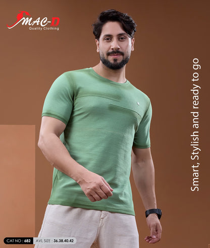 Cat 682 Mac D Zudio Knit Mens Tshirts Wholesaler