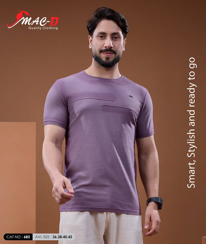Cat 682 Mac D Zudio Knit Mens Tshirts Wholesaler
