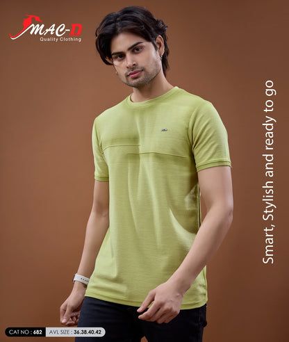 Cat 682 Mac D Zudio Knit Mens Tshirts Wholesaler