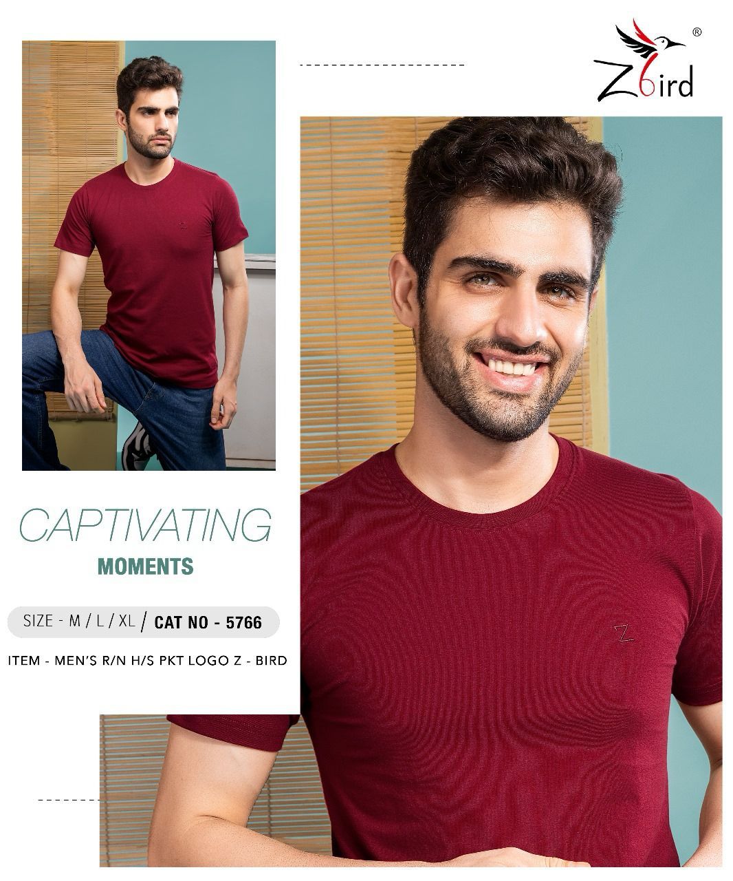 Cat 7206 Z Bird Cotton Mens Tshirts Wholesaler Ahmedabad