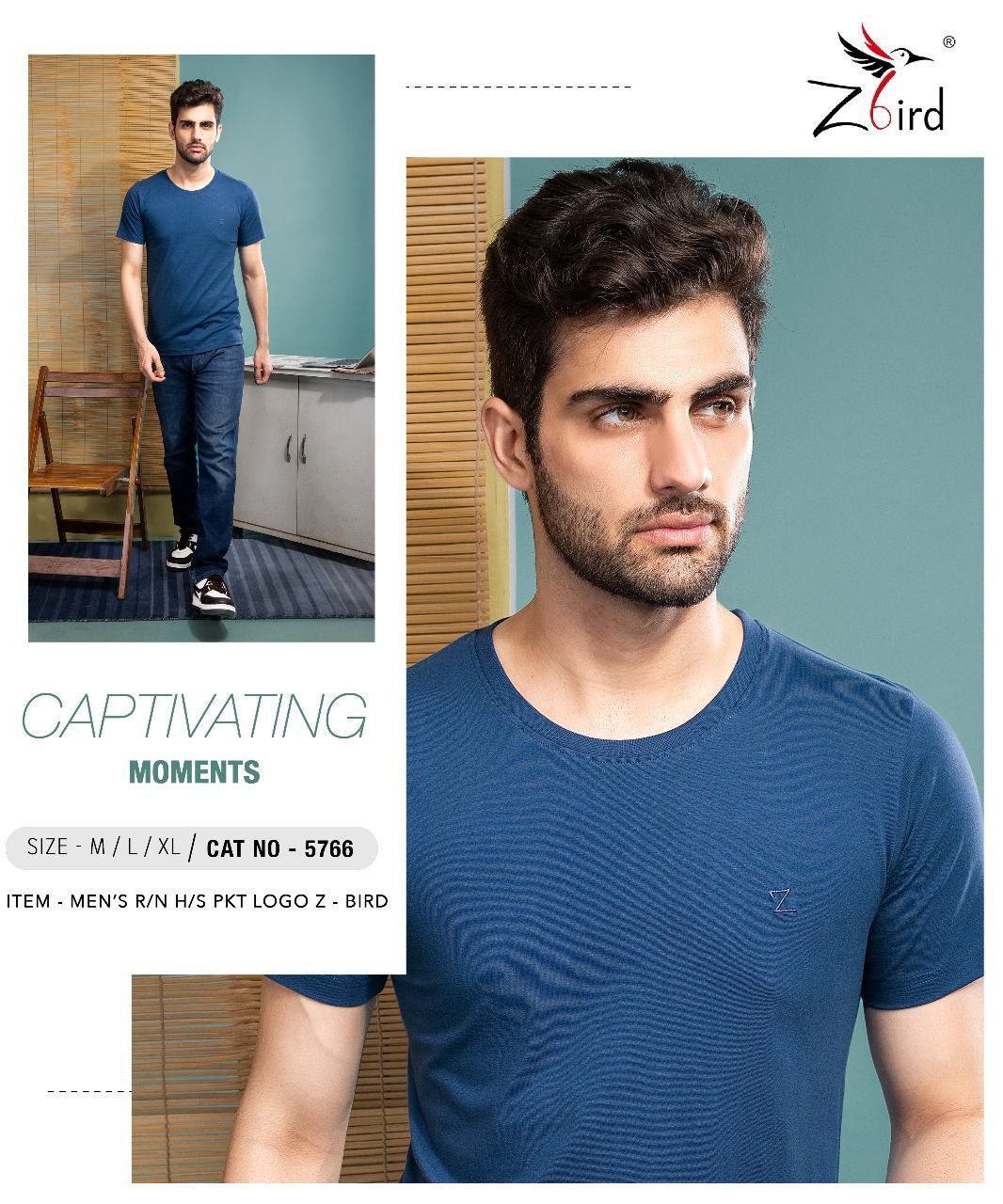 Cat 7206 Z Bird Cotton Mens Tshirts Wholesaler Ahmedabad
