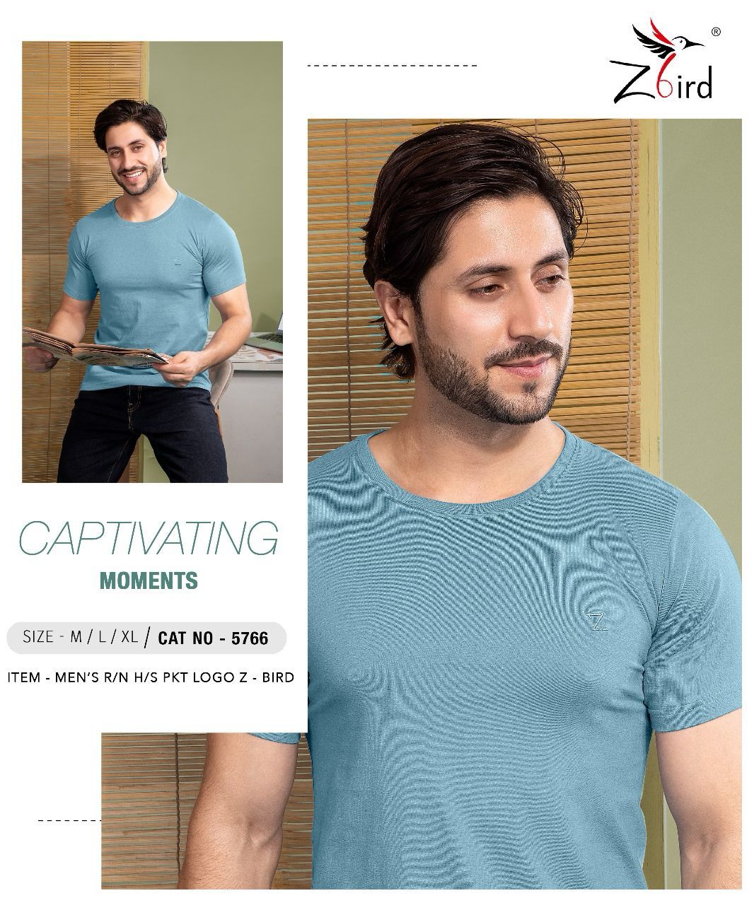 Cat 7206 Z Bird Cotton Mens Tshirts Wholesaler Ahmedabad