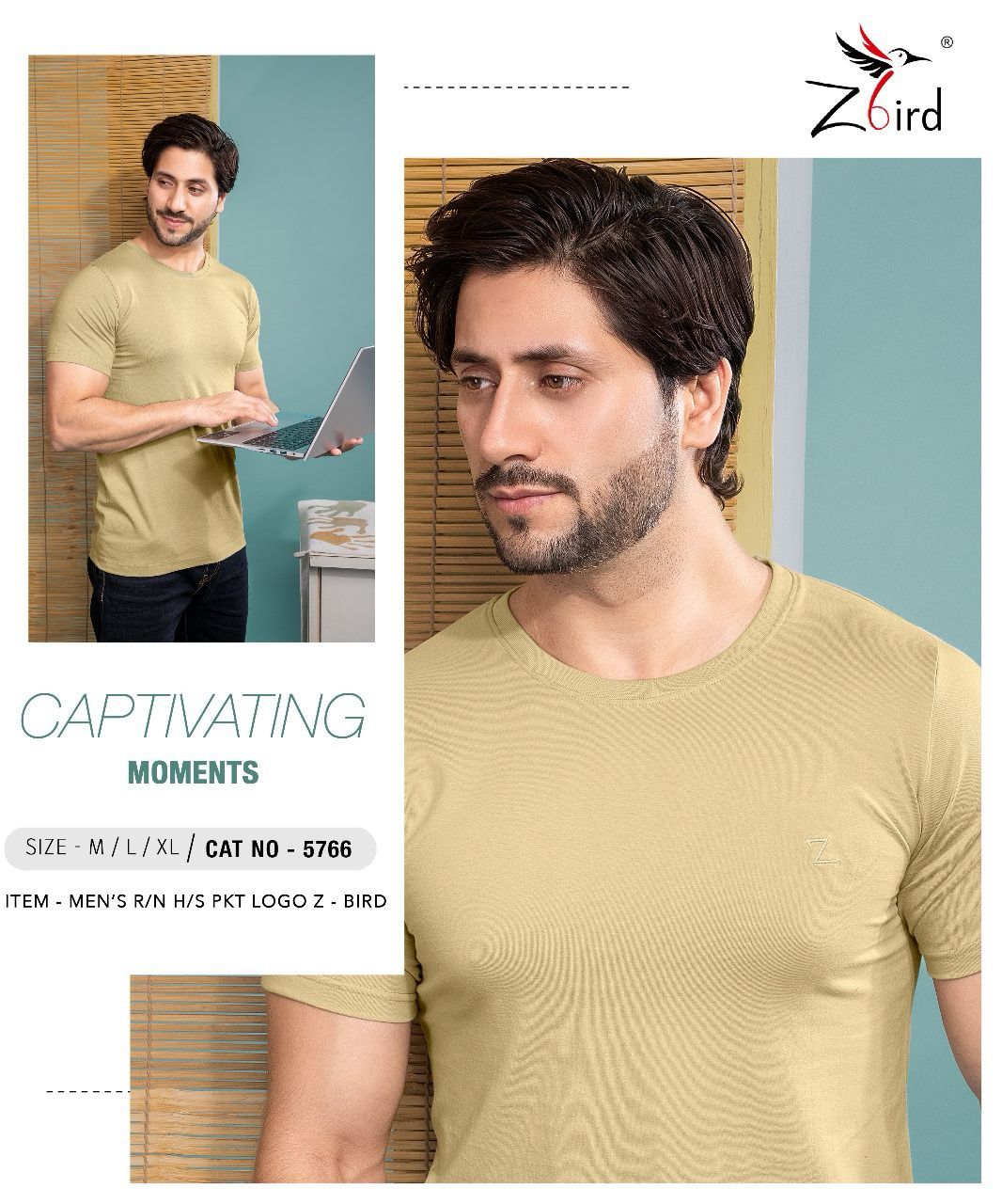 Cat 7206 Z Bird Cotton Mens Tshirts Wholesaler Ahmedabad