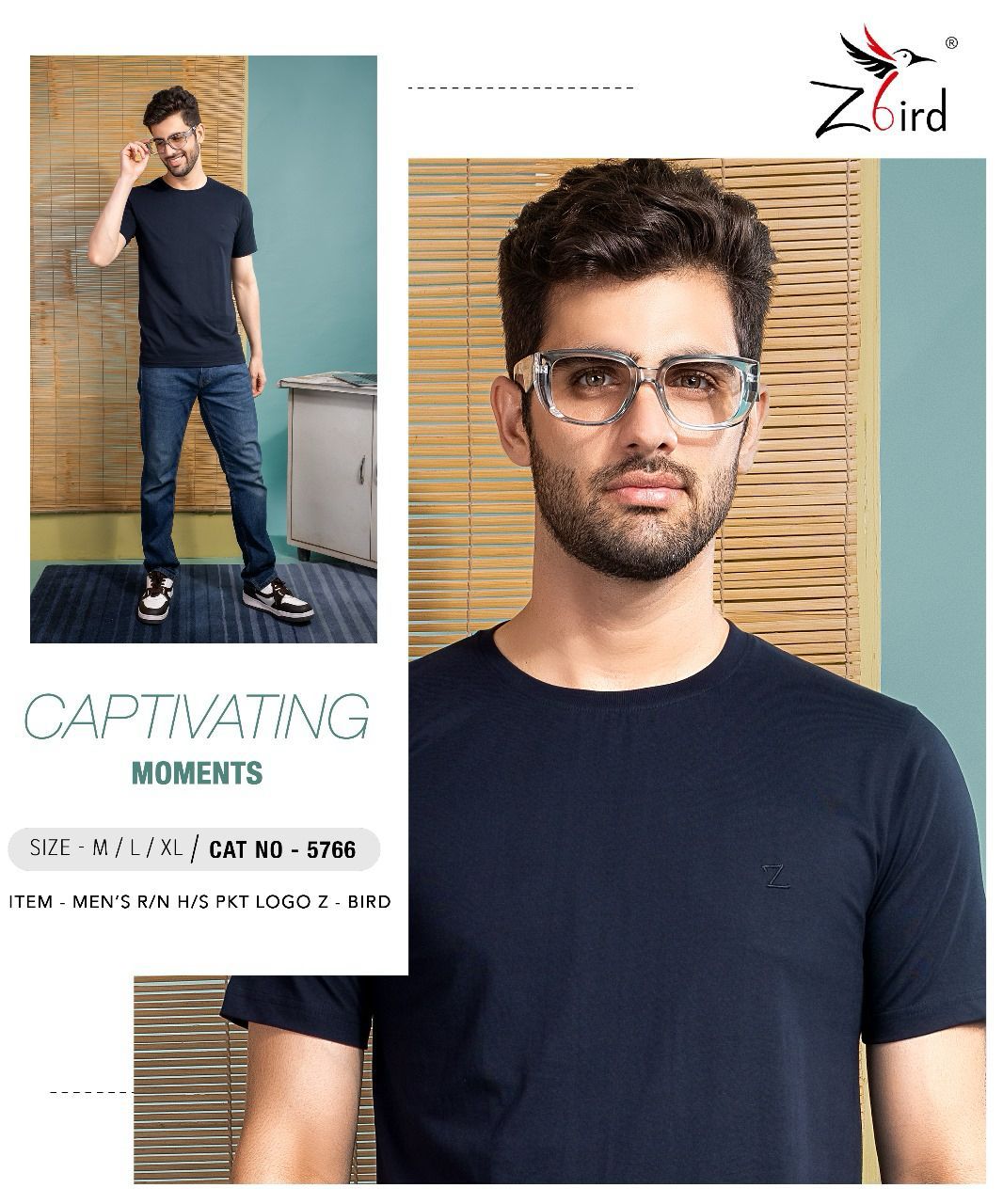 Cat 7206 Z Bird Cotton Mens Tshirts Wholesaler Ahmedabad