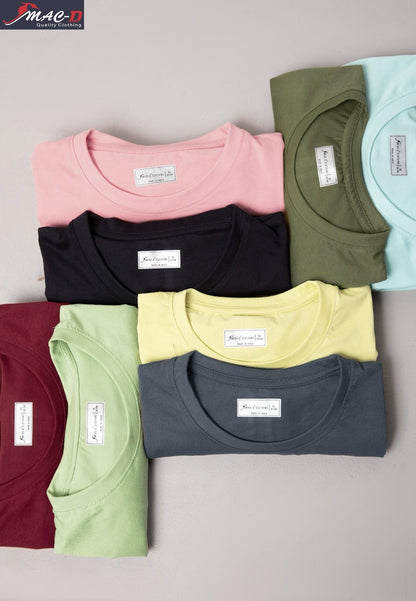 Cat 7310 Mac D Cotton Mens Tshirts Wholesaler Gujarat