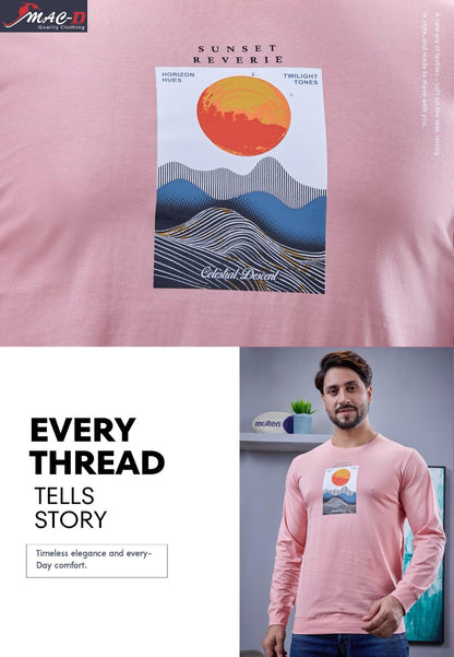 Cat 7310 Mac D Cotton Mens Tshirts Wholesaler Gujarat