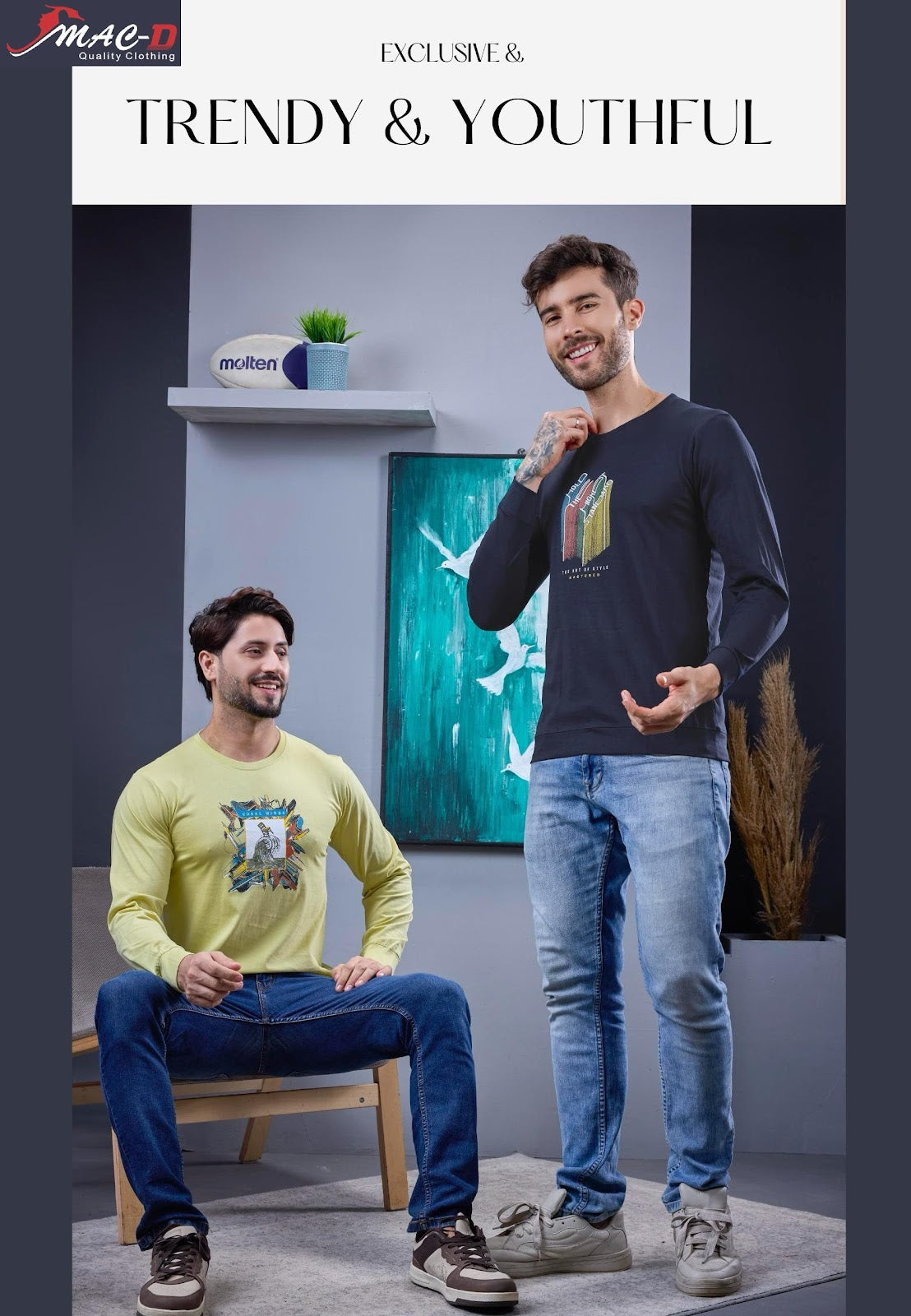 Cat 7310 Mac D Cotton Mens Tshirts Wholesaler Gujarat