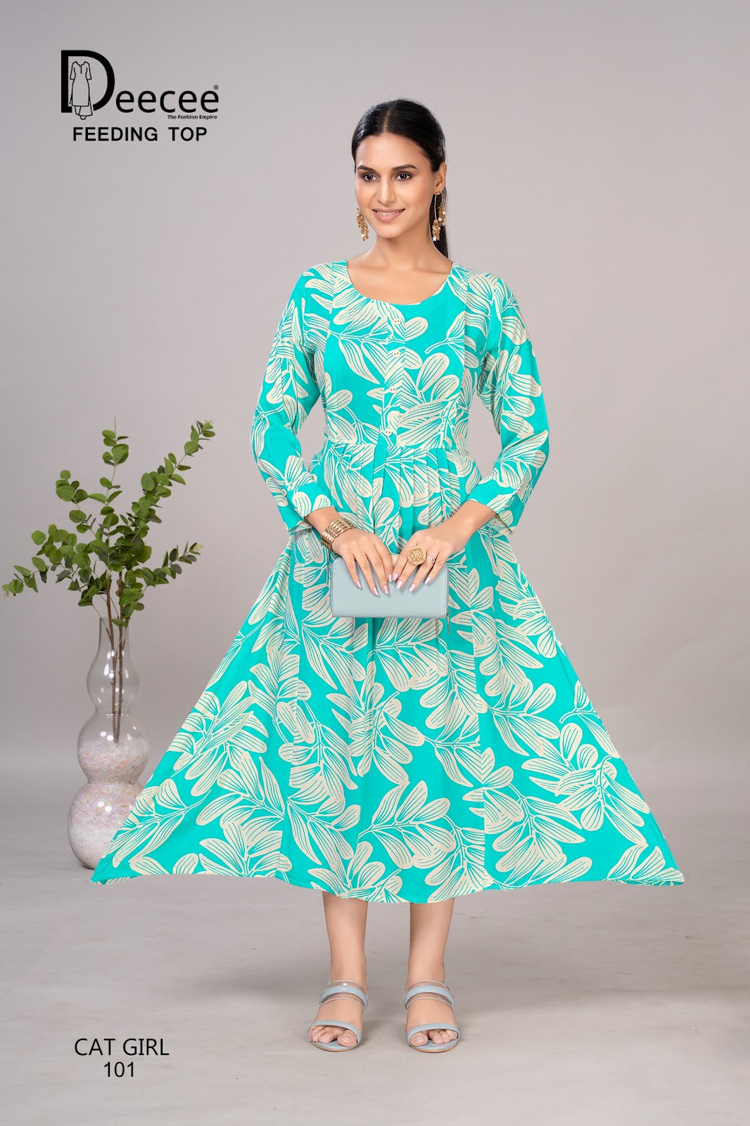 Cat Girl Deecee Rayon Feeding Kurtis Supplier