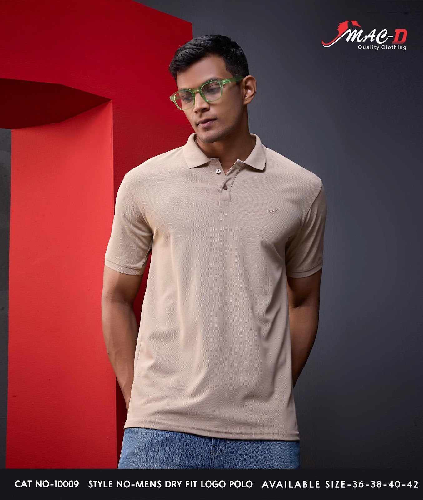 Cat No 10009 Mac D Dry Fit Mens Tshirts Wholesaler