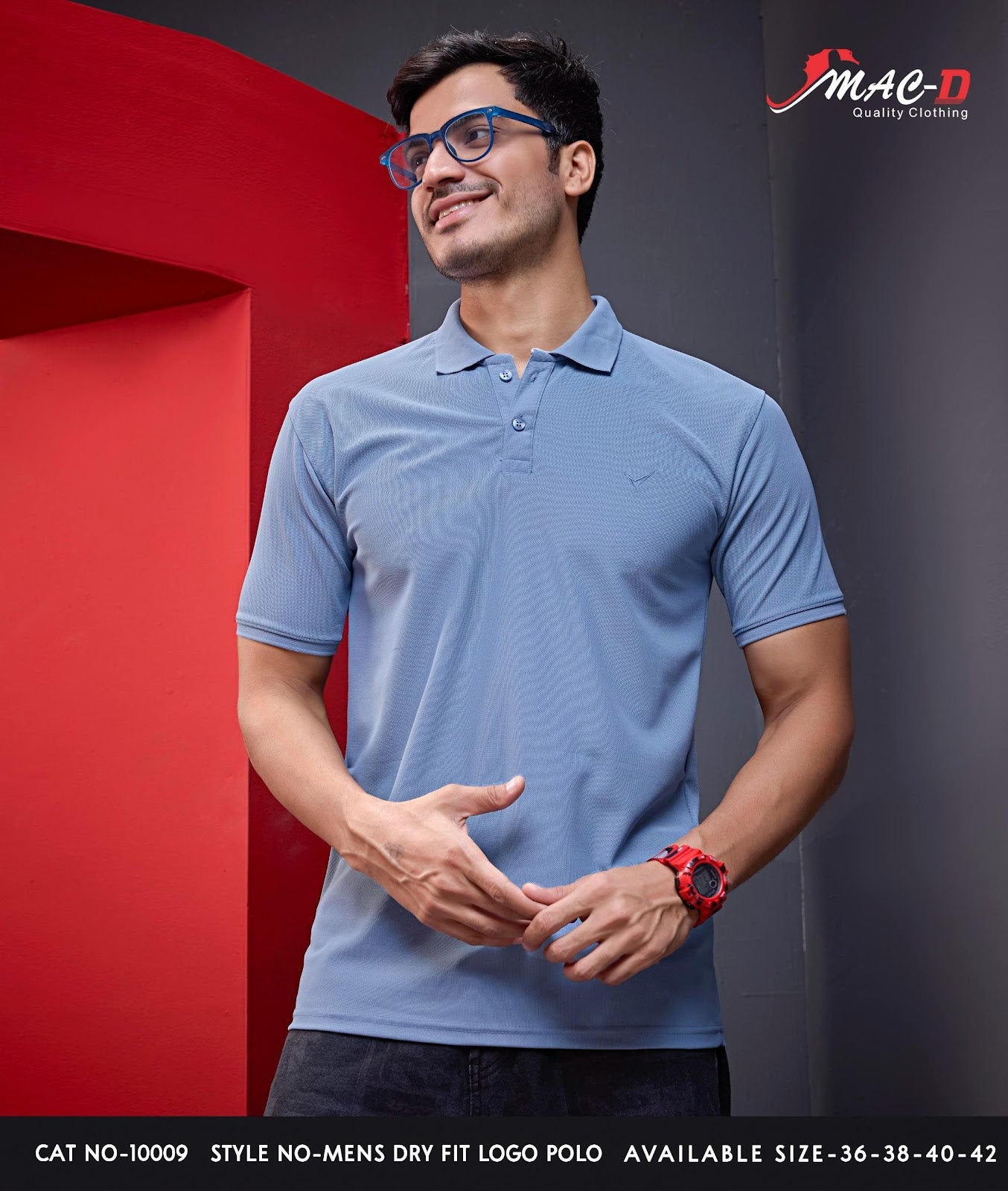 Cat No 10009 Mac D Dry Fit Mens Tshirts Wholesaler