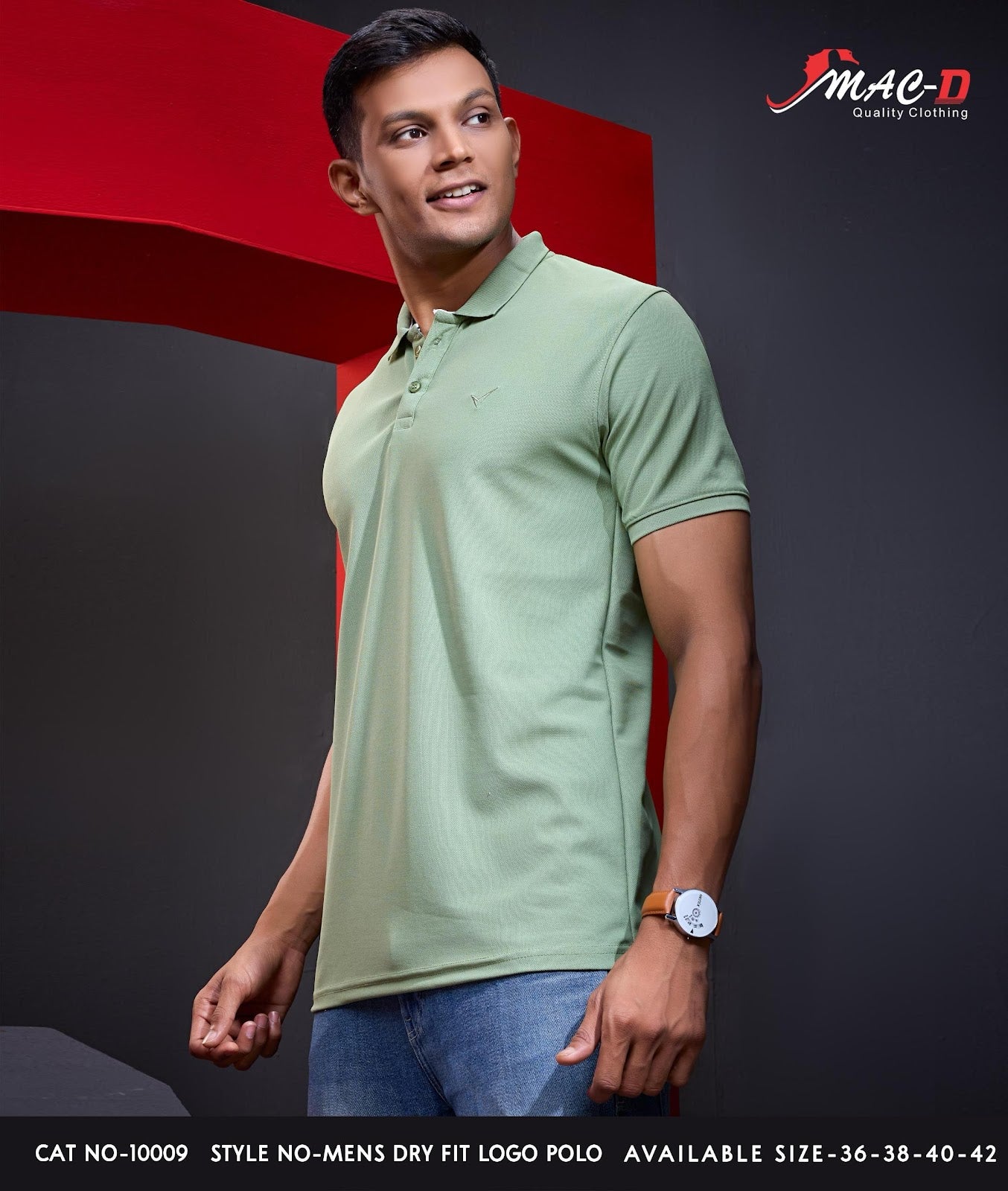 Cat No 10009 Mac D Dry Fit Mens Tshirts Wholesaler