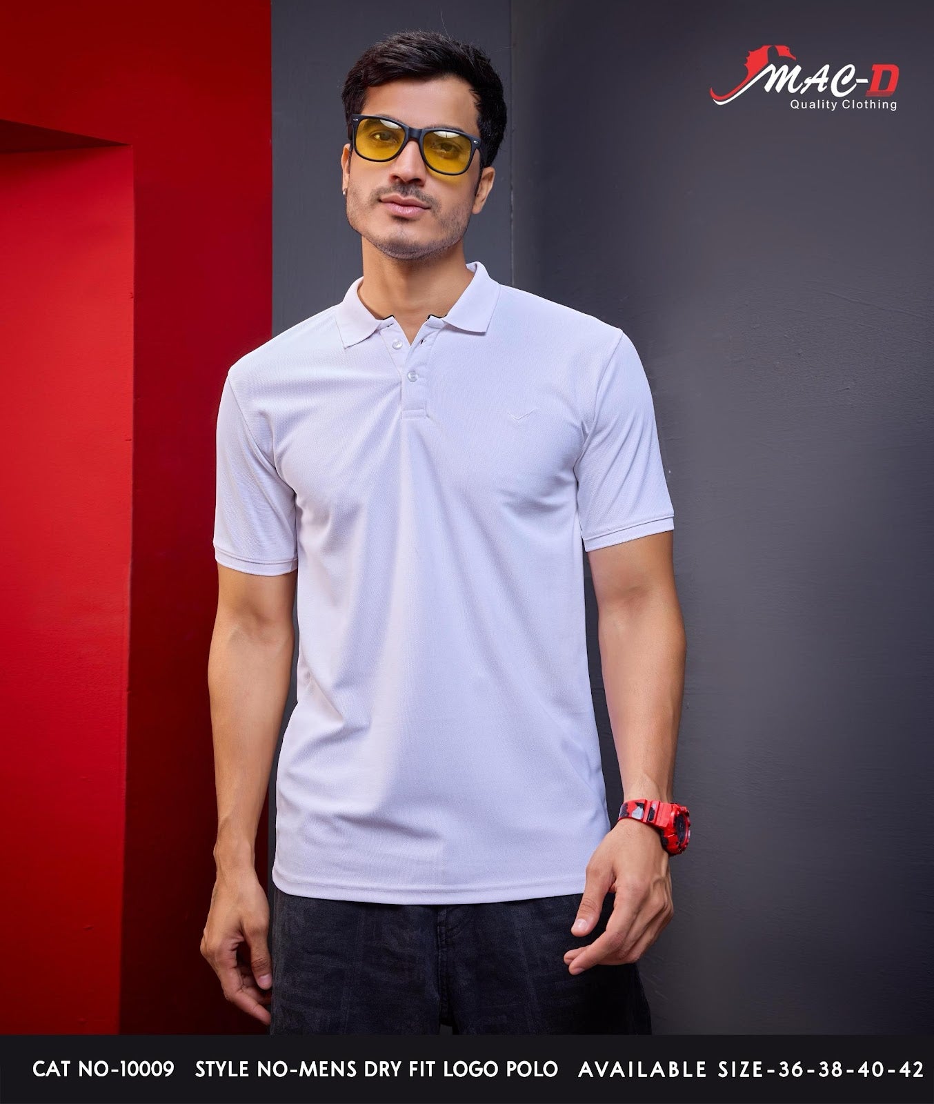 Cat No 10009 Mac D Dry Fit Mens Tshirts Wholesaler