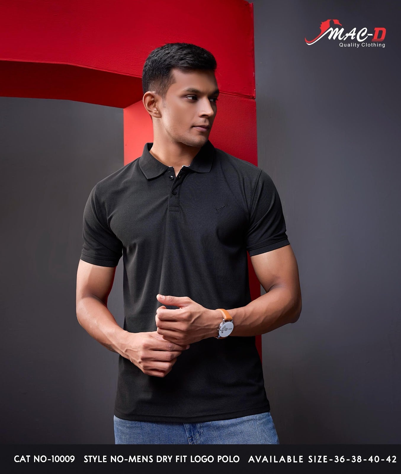 Cat No 10009 Mac D Dry Fit Mens Tshirts Wholesaler