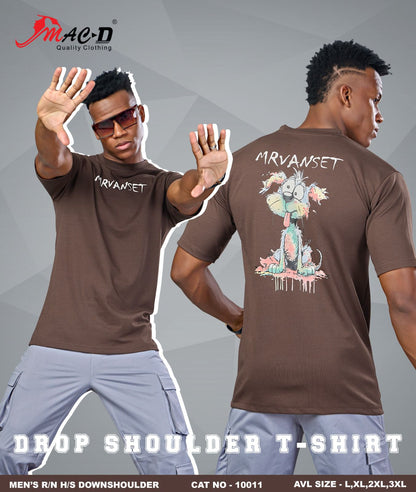 Cat No 10011 Mac D Cotton Mens Tshirts Wholesaler Gujarat