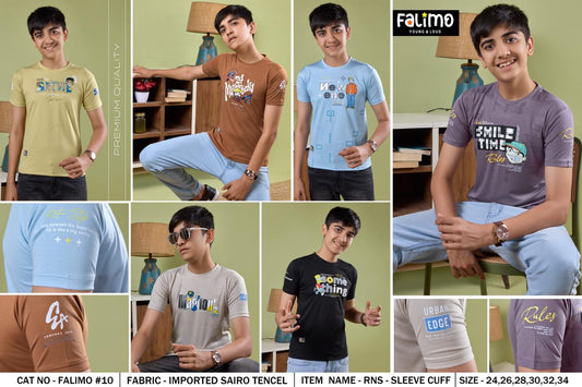 Cat No 10 Falimo Imported Boys Tshirt Manufacturer India