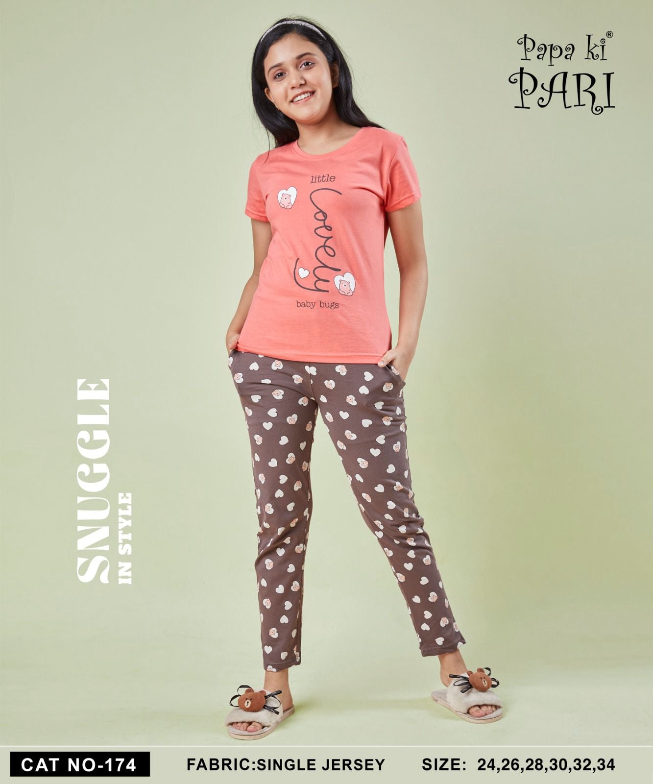 Cat No 174 Papa Ki Pari Girls Pant Set Supplier India