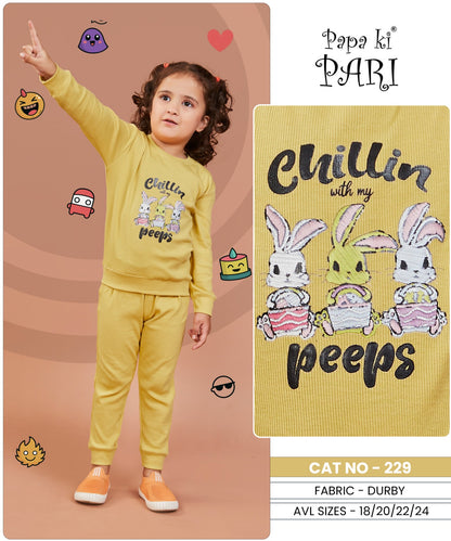 Cat No 229 Papa Ki Pari Girls Co Ord Set Wholesale Price