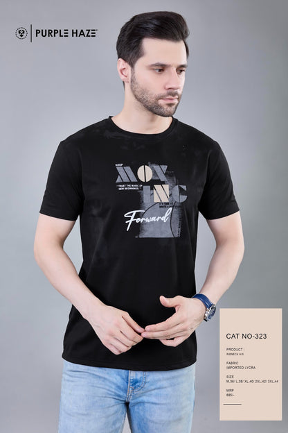 Cat No 323 Print Purple Haze Imported Mens Tshirts Supplier Ahmedabad