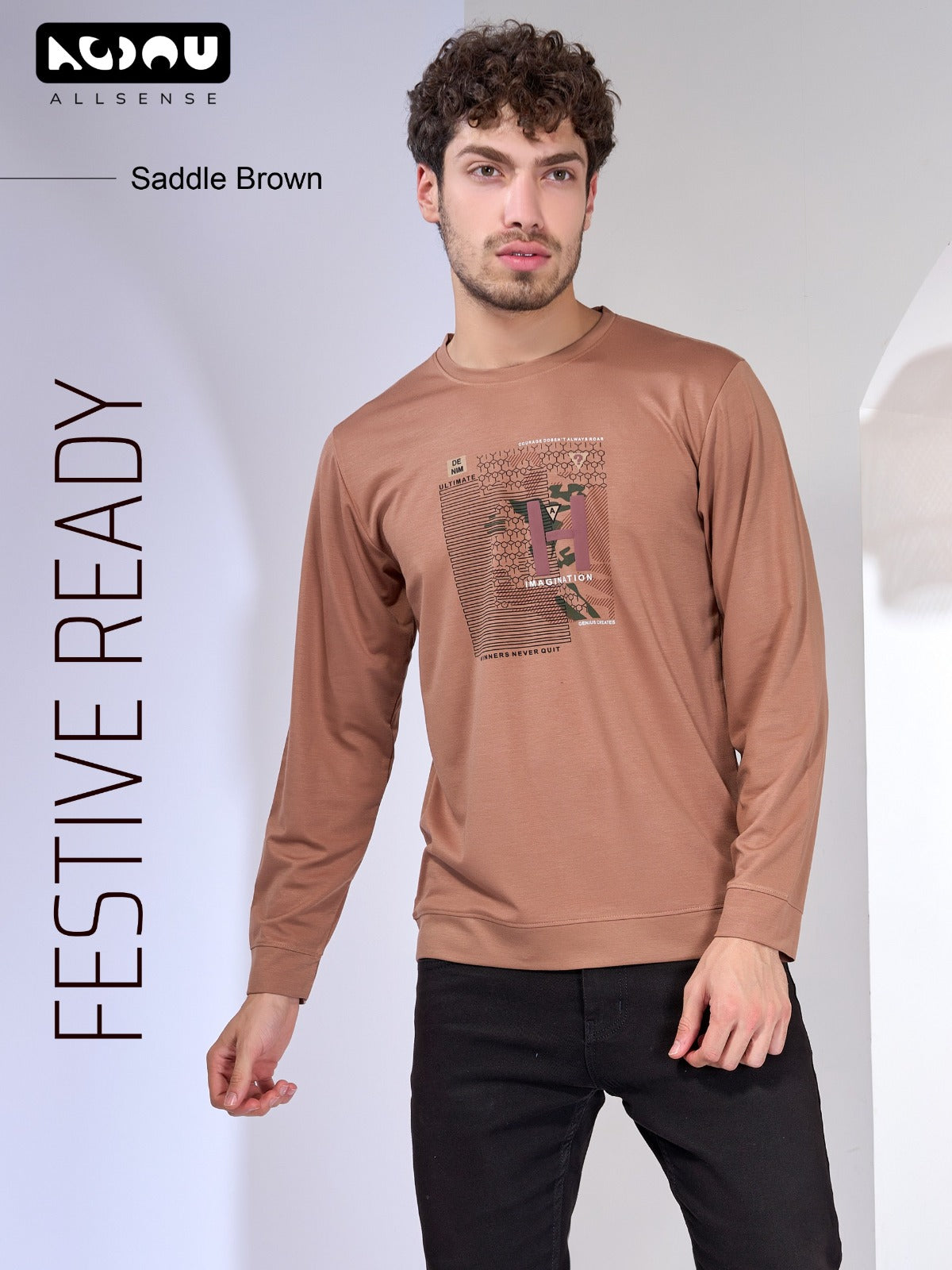 Cat No 428 Allsense Tencil Mens Tshirts Supplier India