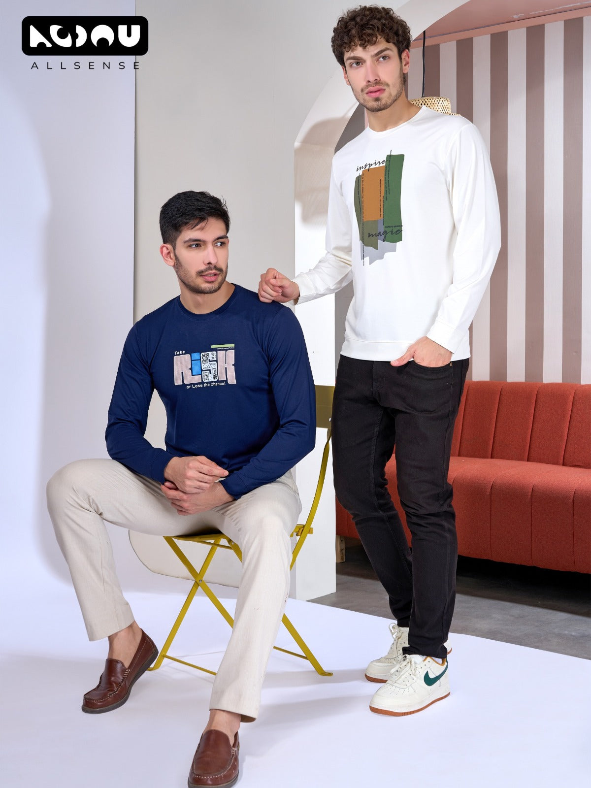 Cat No 428 Allsense Tencil Mens Tshirts Supplier India