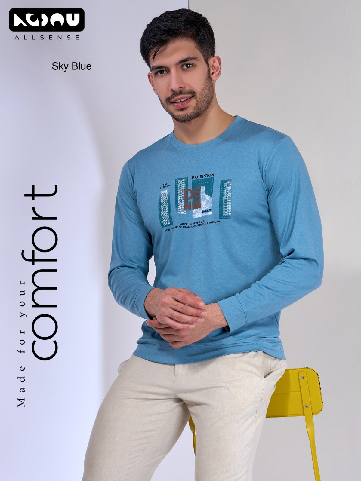Cat No 428 Allsense Tencil Mens Tshirts Supplier India