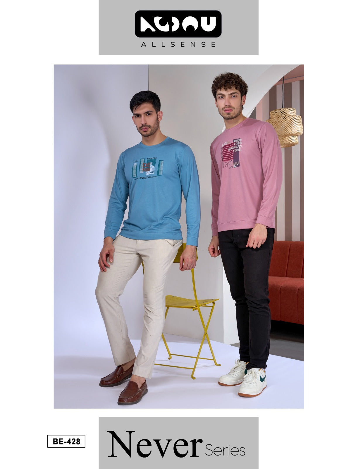 Cat No 428 Allsense Tencil Mens Tshirts Supplier India