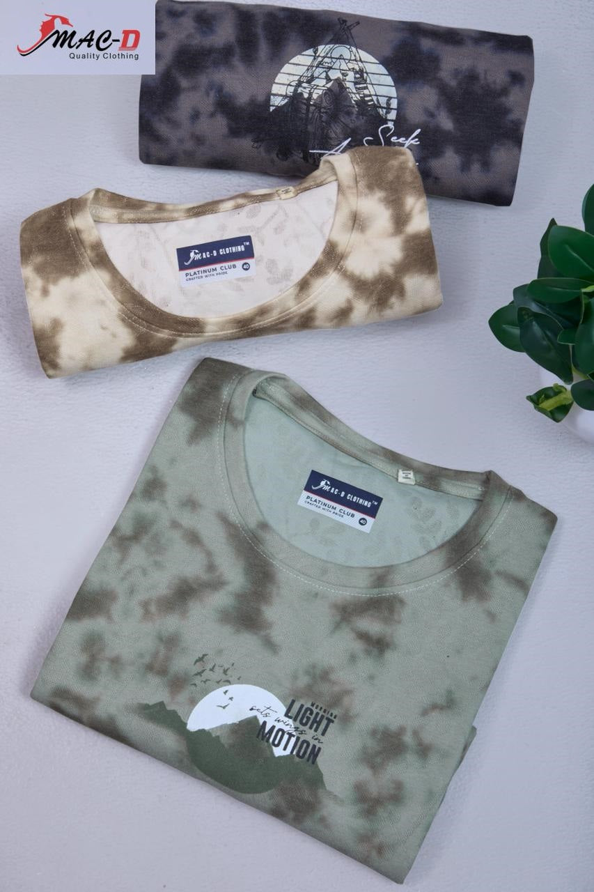 Cat No 493 Mac D Cotton Mens Tshirts Exporter Ahmedabad