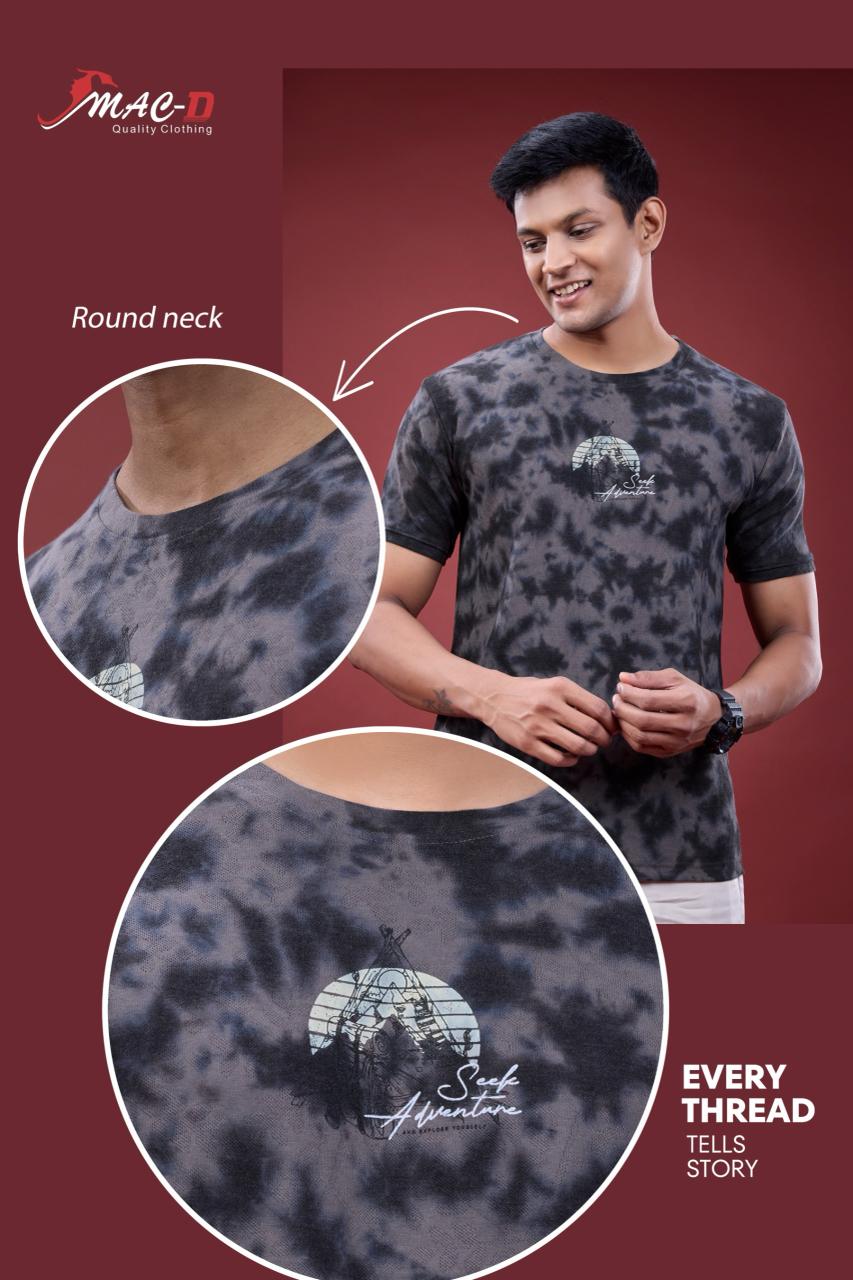 Cat No 493 Mac D Cotton Mens Tshirts Exporter Ahmedabad