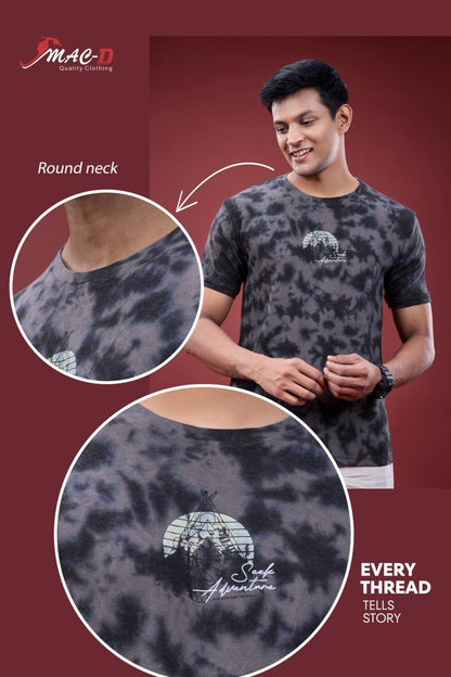 Cat No 493 Mac D Cotton Mens Tshirts Exporter Ahmedabad