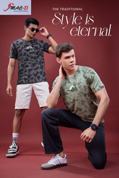 Cat No 493 Mac D Cotton Mens Tshirts Exporter Ahmedabad
