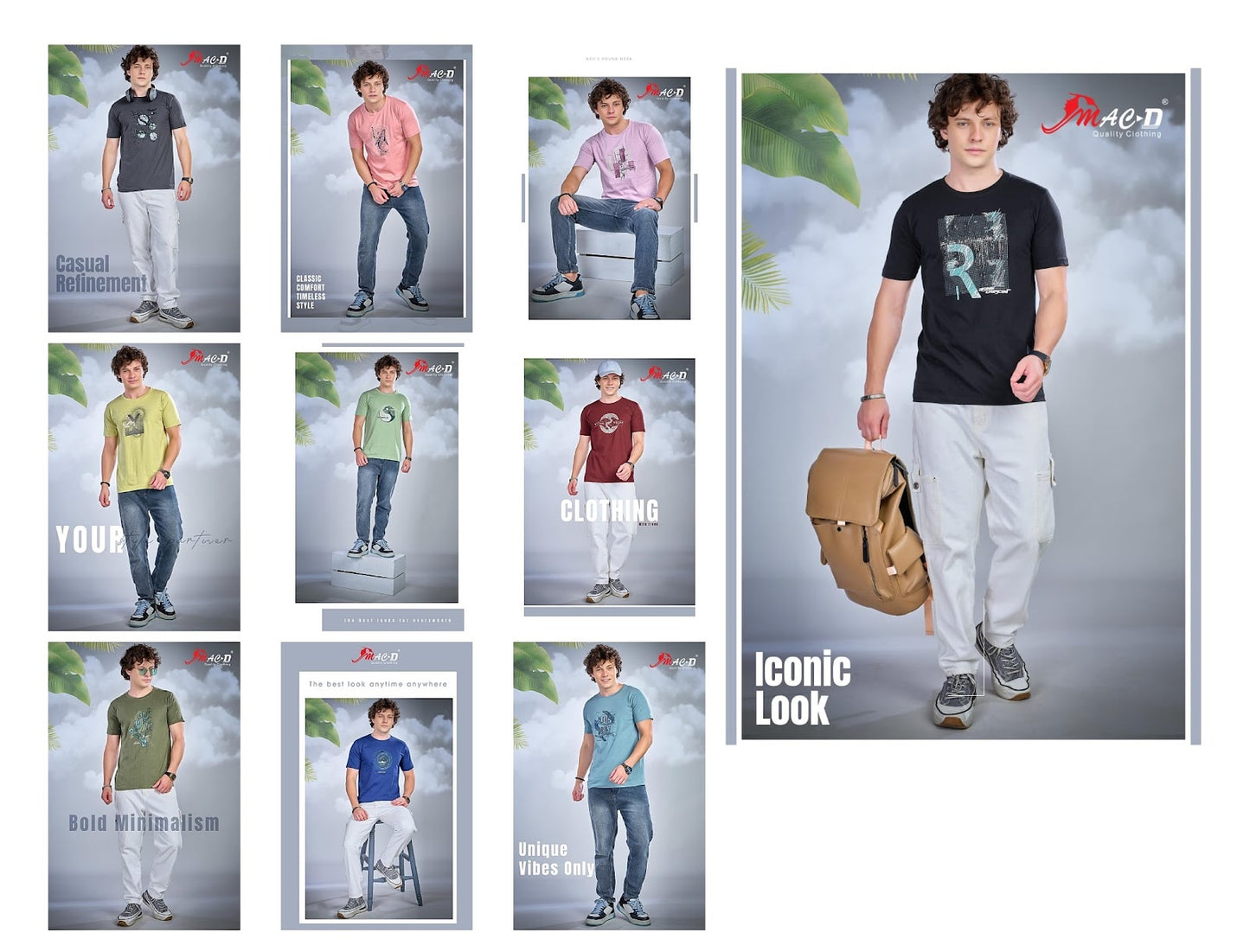 Cat No 5702 Mac D Mens Tshirts Manufacturer India