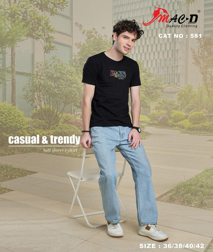 Cat No 581 Mac D Cotton Mens Tshirts Wholesale