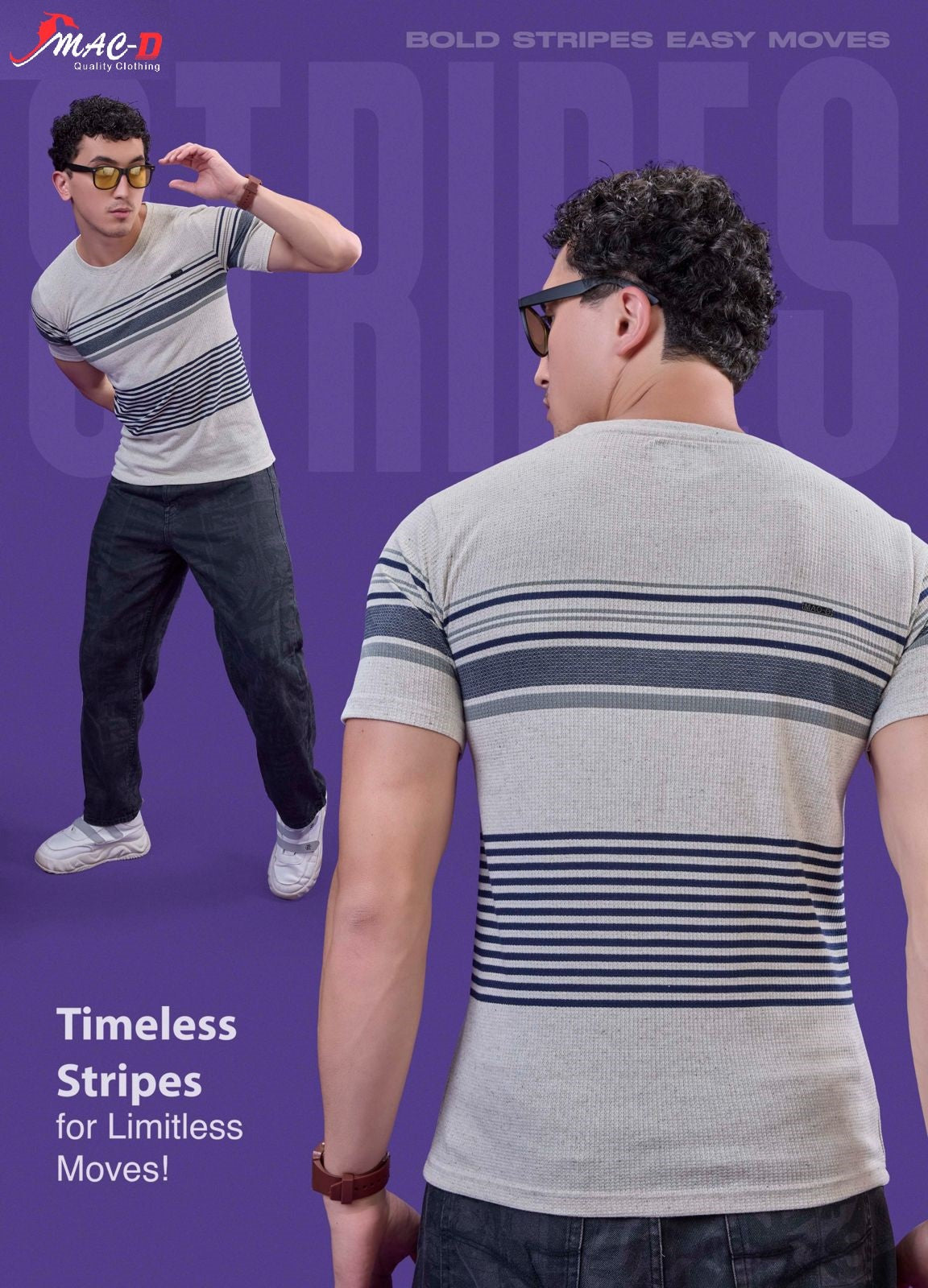 Cat No 594 Mac D Knit Mens Tshirts Wholesaler Ahmedabad