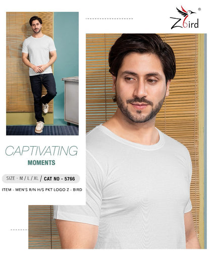 Cat No 6043 Z Bird Cotton Mens Tshirts Manufacturer India