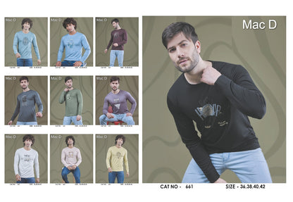 Cat No 661 Mac D Tencel Mens Tshirts Wholesale Rate