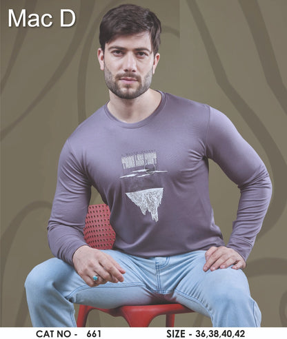 Cat No 661 Mac D Tencel Mens Tshirts Wholesale Rate