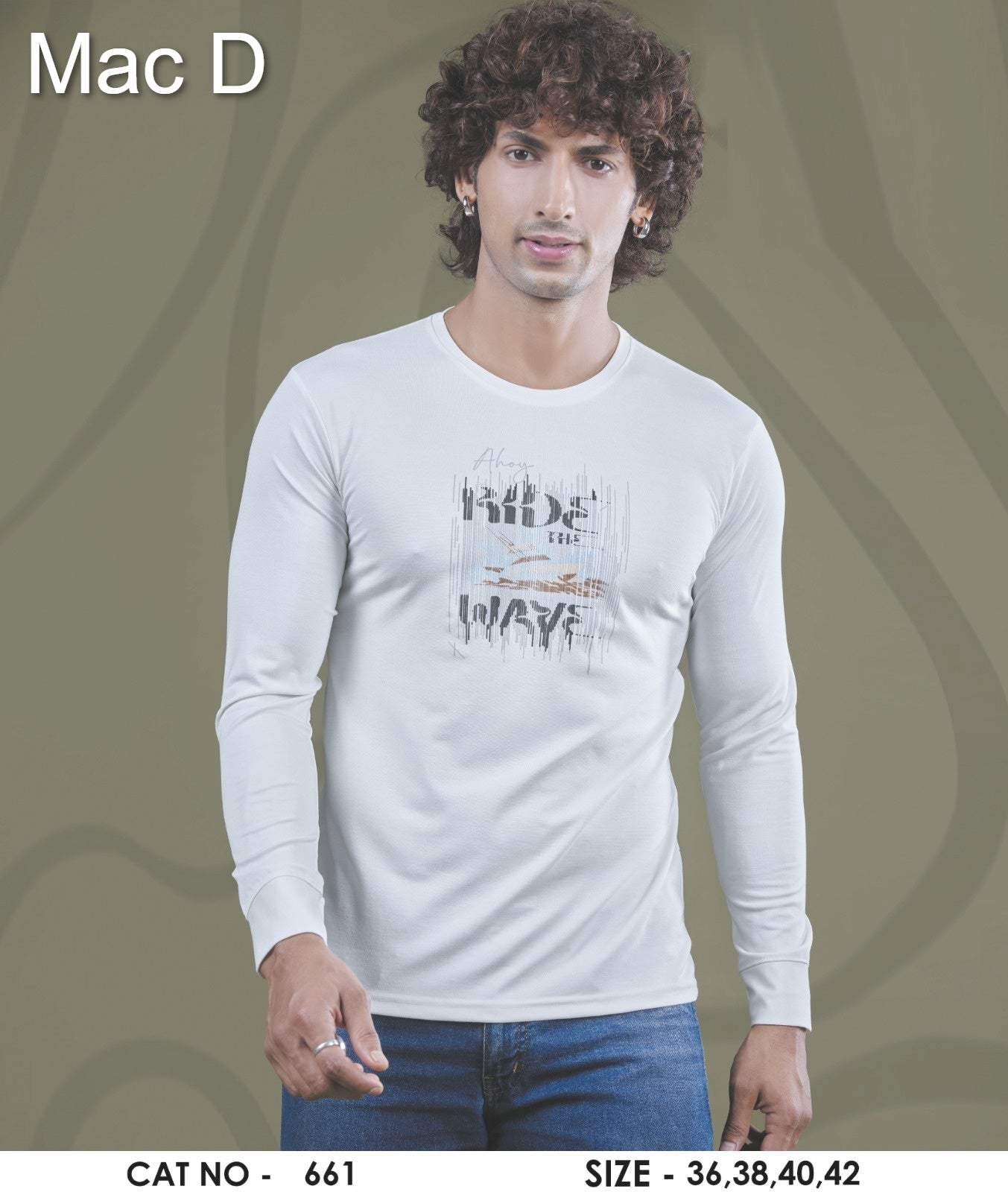 Cat No 661 Mac D Tencel Mens Tshirts Wholesale Rate