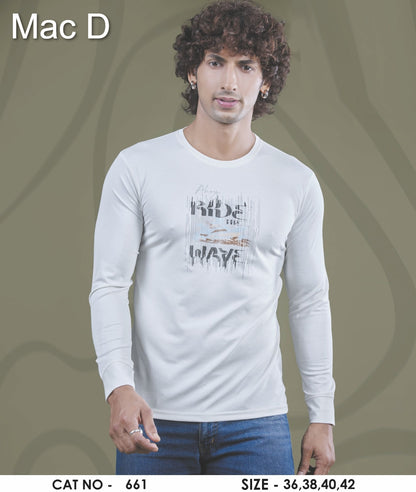 Cat No 661 Mac D Tencel Mens Tshirts Wholesale Rate