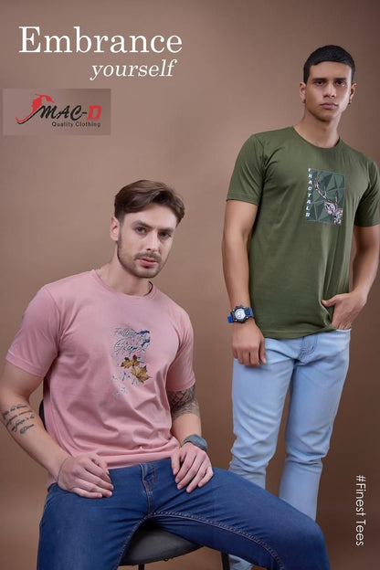 Cat No 7198 Mac D Cotton Mens Tshirts Supplier Gujarat
