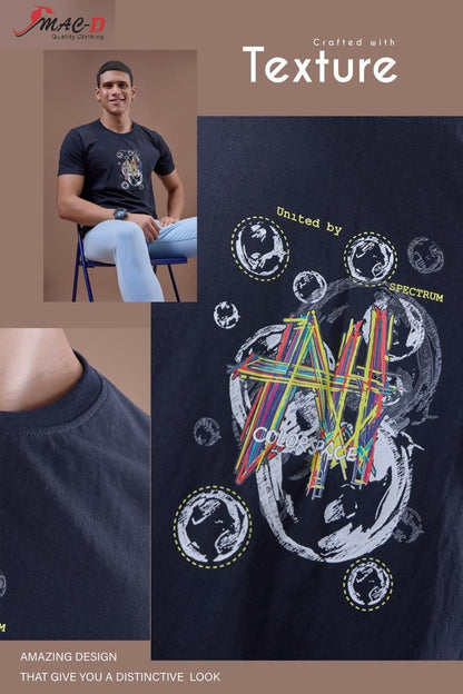 Cat No 7198 Mac D Cotton Mens Tshirts Supplier Gujarat