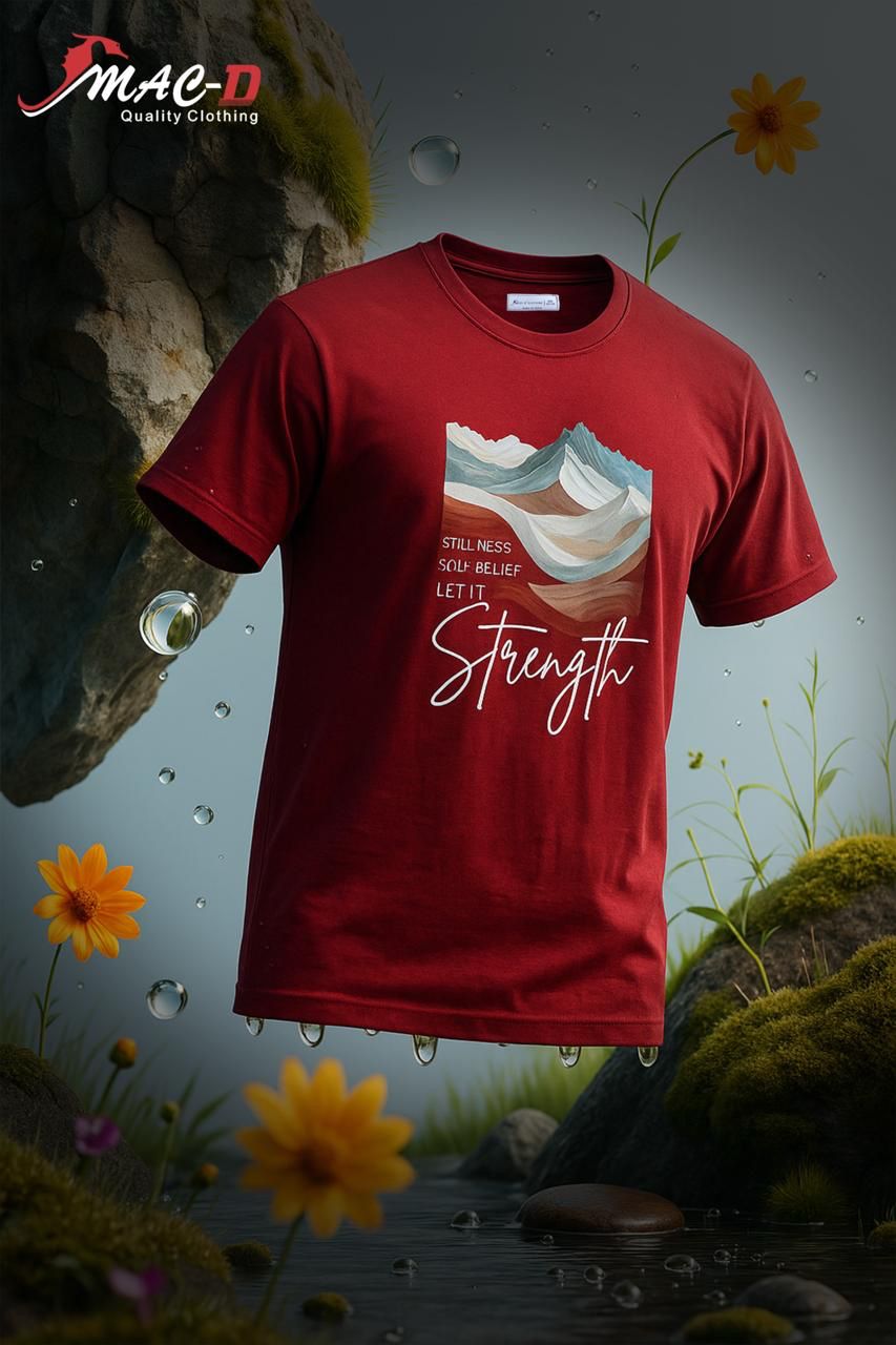 Cat No 7198 Mac D Cotton Mens Tshirts Supplier Gujarat