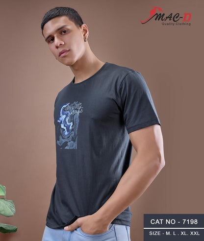 Cat No 7198 Mac D Cotton Mens Tshirts Supplier Gujarat