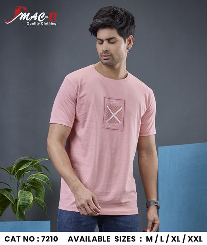 Cat No 7225 Mac D Cotton Mens Tshirts Manufacturer Gujarat