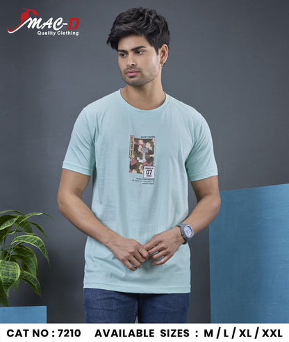 Cat No 7225 Mac D Cotton Mens Tshirts Manufacturer Gujarat