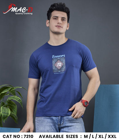 Cat No 7225 Mac D Cotton Mens Tshirts Manufacturer Gujarat