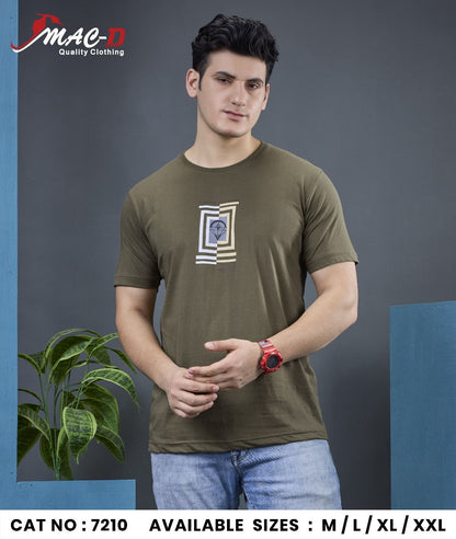 Cat No 7225 Mac D Cotton Mens Tshirts Manufacturer Gujarat